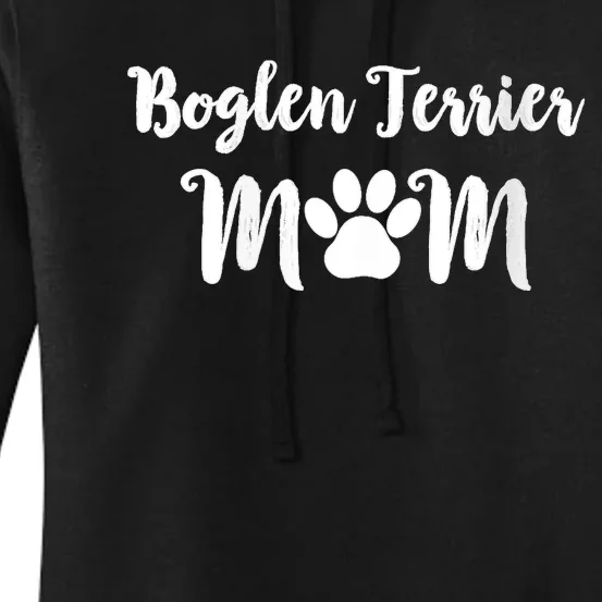 S Boglen Terrier Mom Dog Lover V Neck Women's Pullover Hoodie