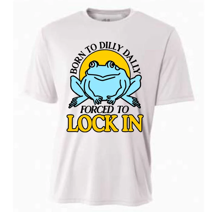 Shitheadsteve Born To Dilly Dally Frog Forced To Lock In New Cooling Performance Crew T-Shirt