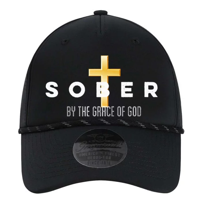 Sober By The Grace Of God Aa Recovery Christian Sobriety Performance The Dyno Cap