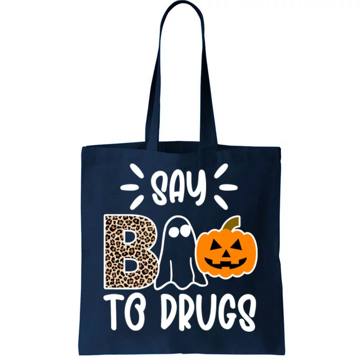 Say Boo To Drugs Awareness Halloween Tote Bag