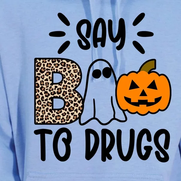 Say Boo To Drugs Awareness Halloween Unisex Surf Hoodie