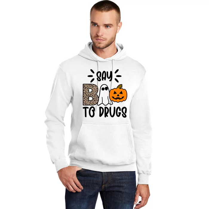 Say Boo To Drugs Awareness Halloween Hoodie