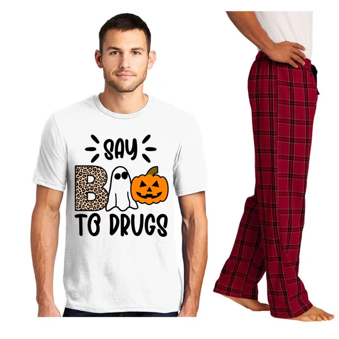 Say Boo To Drugs Awareness Halloween Pajama Set