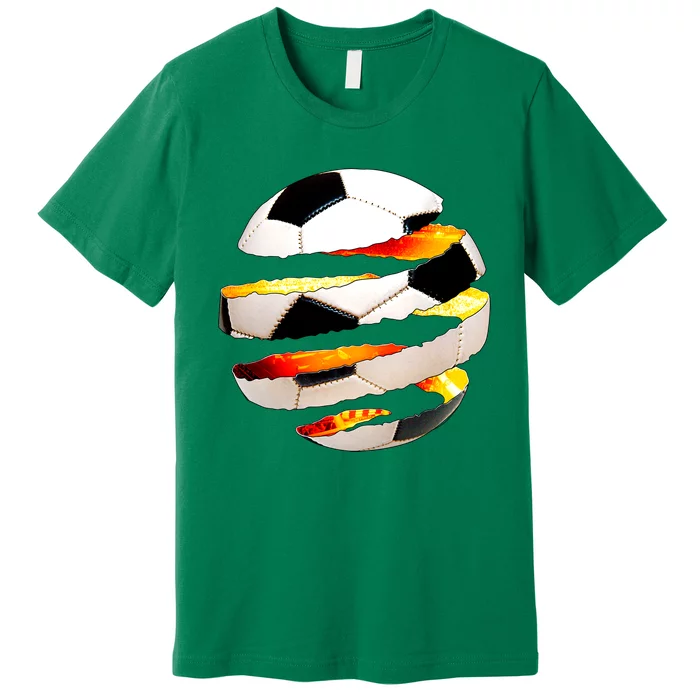 Soccer Ball Tear Premium T-Shirt