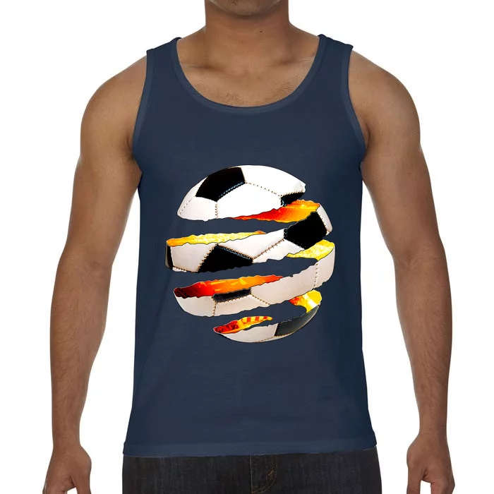 Soccer Ball Tear Comfort Colors® Tank Top