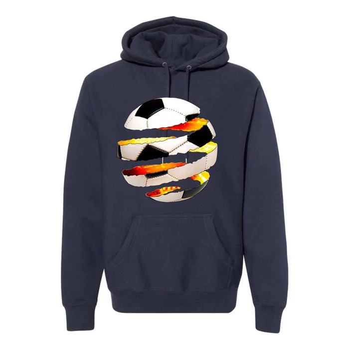 Soccer Ball Tear Premium Hoodie