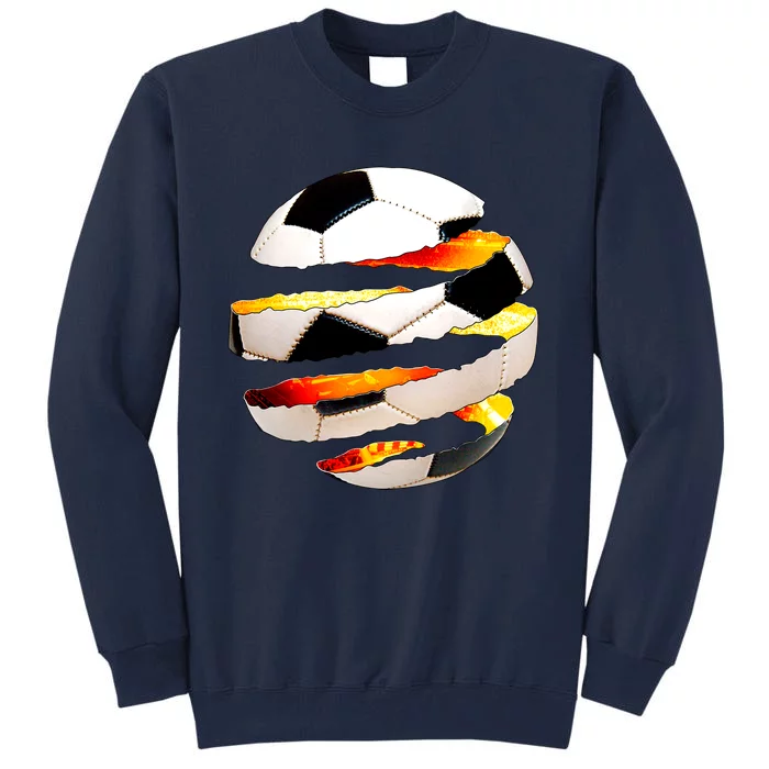 Soccer Ball Tear Tall Sweatshirt