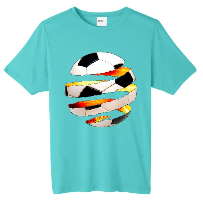 Soccer Ball Tear ChromaSoft Performance T-Shirt