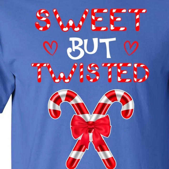 Sweet But Twisted Funny Candy Cane Christmas Gift Tall T-Shirt