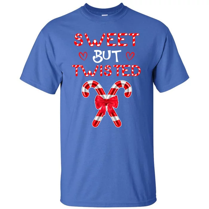 Sweet But Twisted Funny Candy Cane Christmas Gift Tall T-Shirt