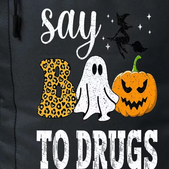 Say Boo To Drugs Funny Halloween Red Ribbon Week Awareness Daily Commute Backpack