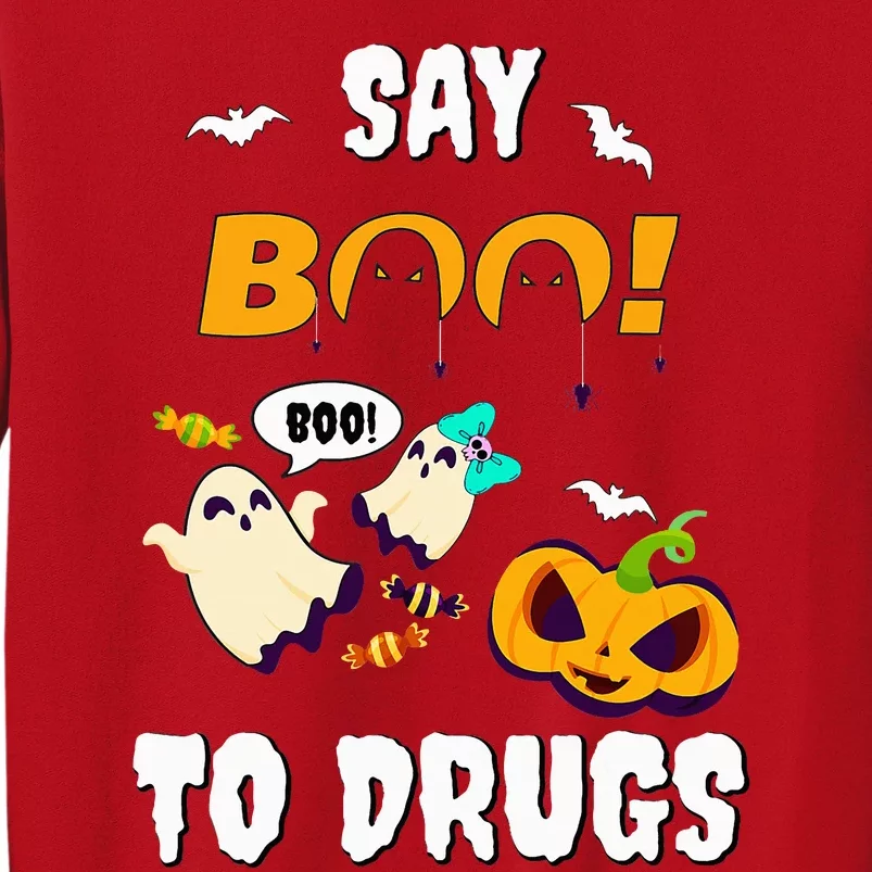 Say Boo To Drugs Red Ribbon Week Awareness Sweatshirt