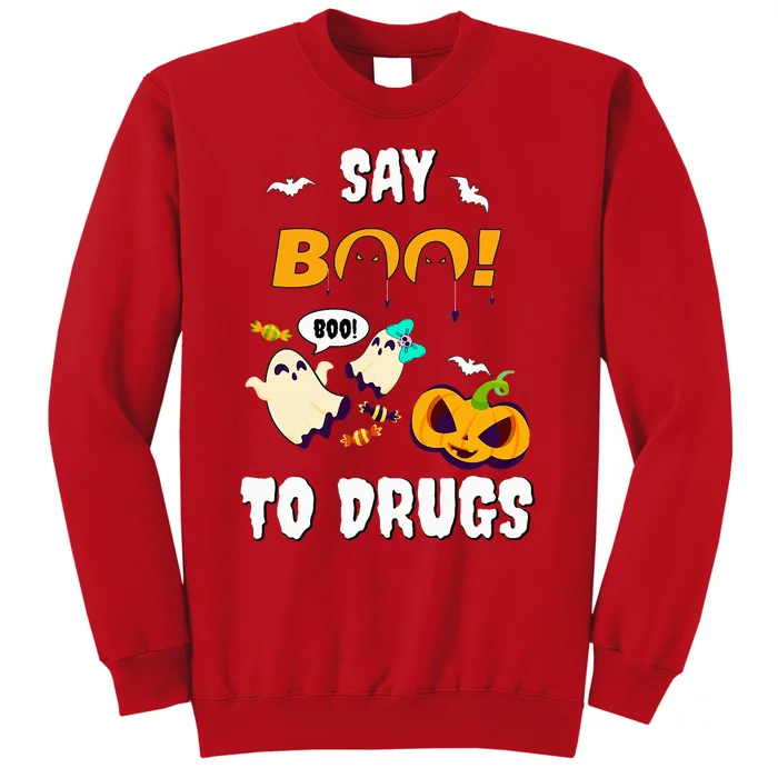 Say Boo To Drugs Red Ribbon Week Awareness Sweatshirt