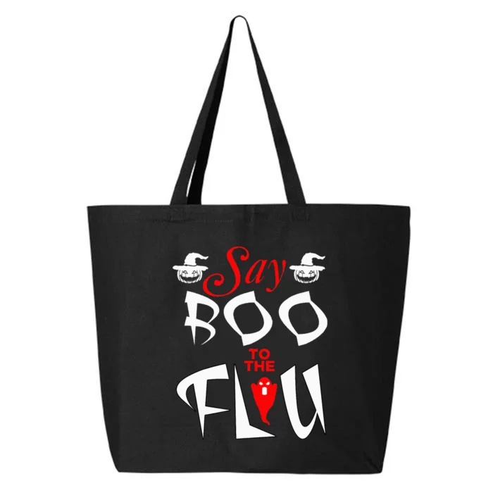 Say Boo To The Flu Halloween 25L Jumbo Tote