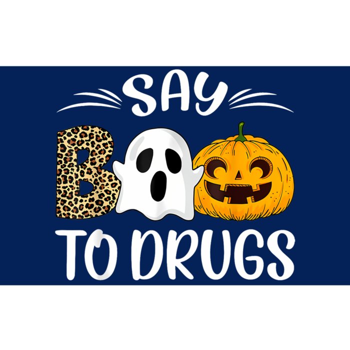 Say Boo To Drugs Red Ribbon Week Awareness Funny Halloween Bumper Sticker