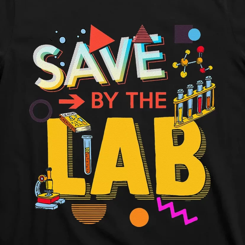 Saved By The Lab Retro Medical Laboratory Tech T-Shirt