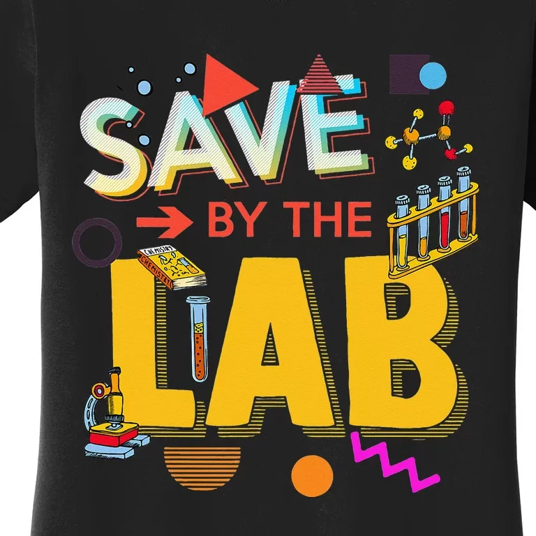 Saved By The Lab Retro Medical Laboratory Tech Women's T-Shirt