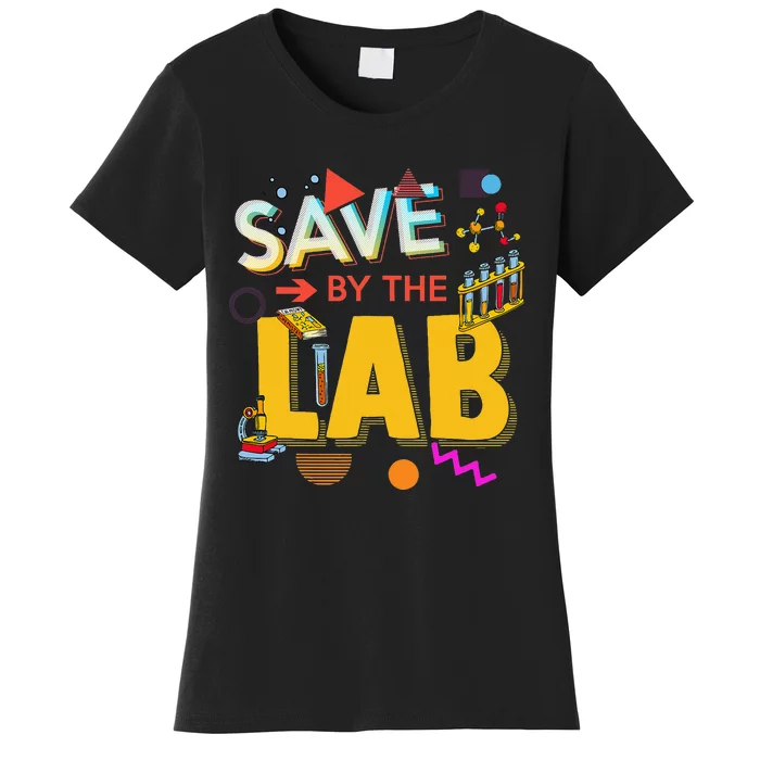 Saved By The Lab Retro Medical Laboratory Tech Women's T-Shirt