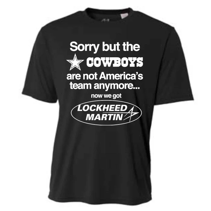 Sorry But The Cowboys Are Not AmericaS Team Anymore Now We Got Lockheed Martin Cooling Performance Crew T-Shirt