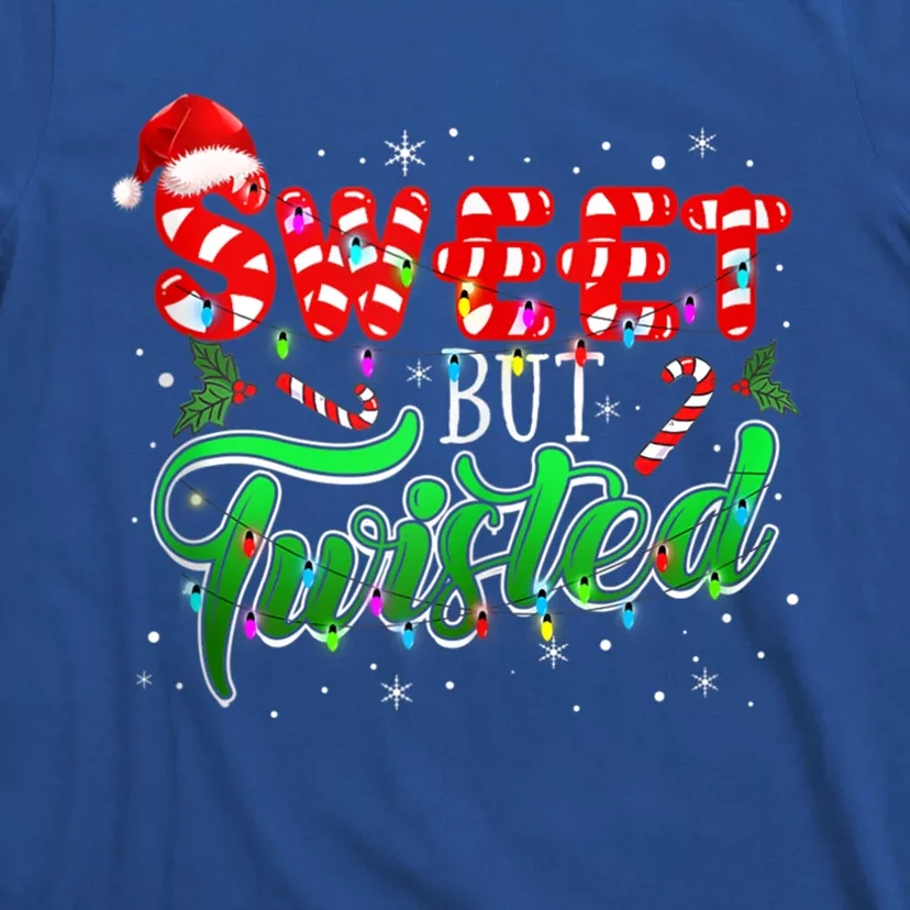 Sweet But Twisted Funny Candy Cane Christmas Gift T-Shirt