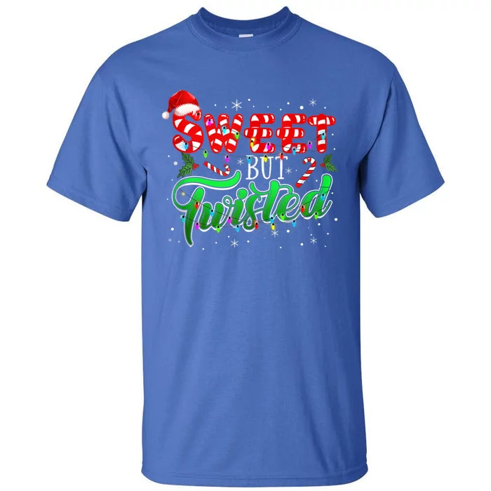 Sweet But Twisted Funny Candy Cane Christmas Gift Tall T-Shirt