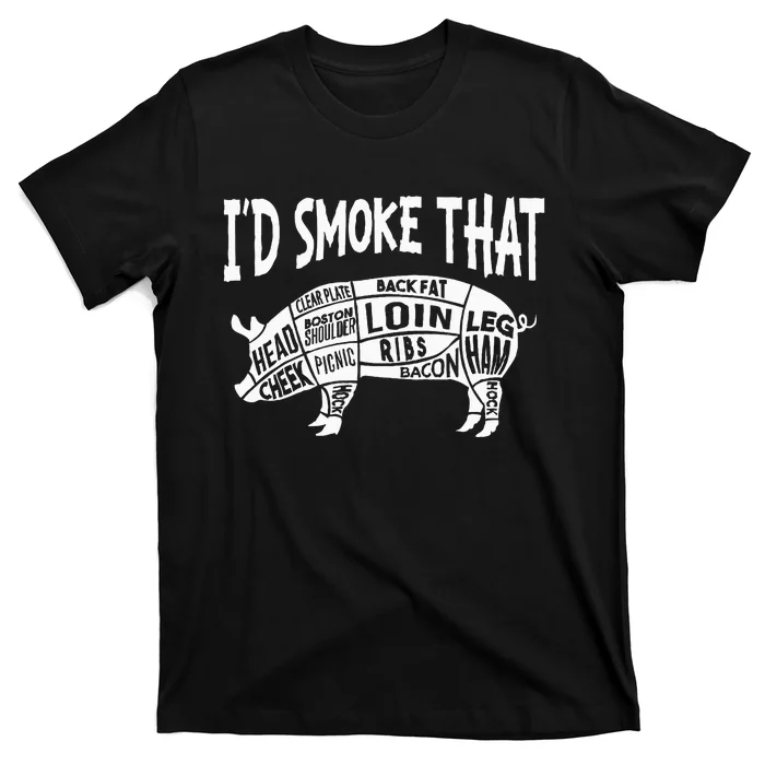 Smoke Bbq T Culinary Student T-Shirt