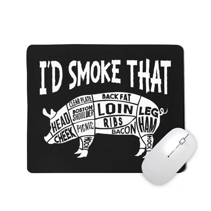 Smoke Bbq T Culinary Student Mousepad