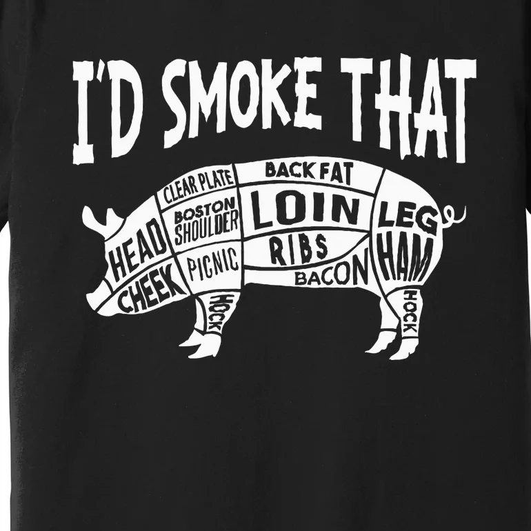 Smoke Bbq T Culinary Student Premium T-Shirt