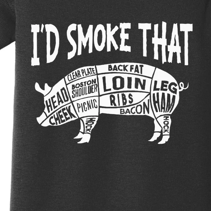 Smoke Bbq T Culinary Student Baby Bodysuit