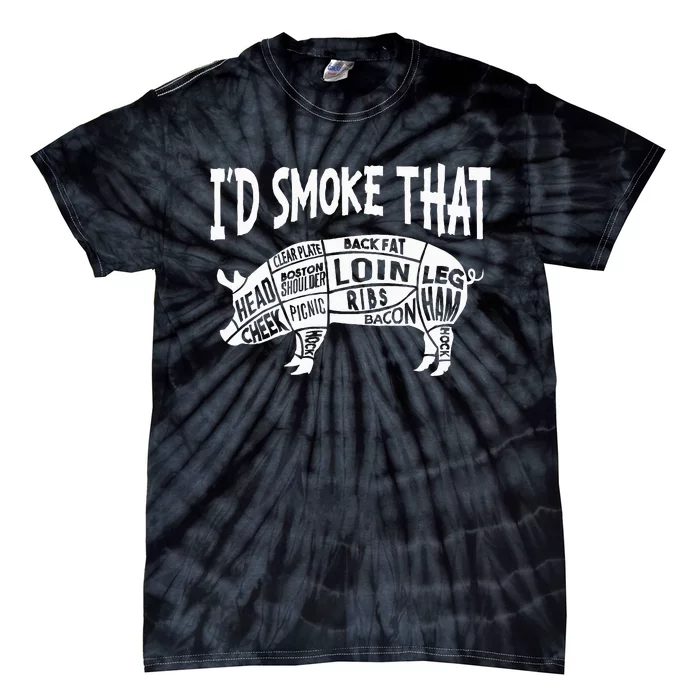 Smoke Bbq T Culinary Student Tie-Dye T-Shirt