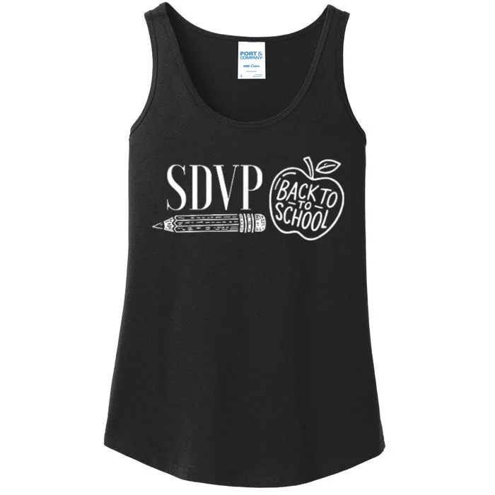 Sdvp Back To School Ladies Essential Tank