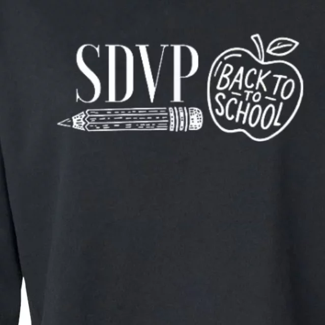 Sdvp Back To School Cropped Pullover Crew