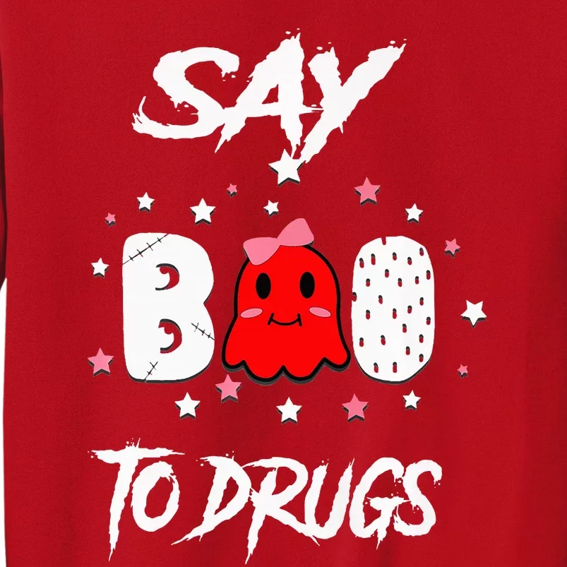 Say Boo To Drugs Halloween Red Ribbon Week Awareness Sweatshirt