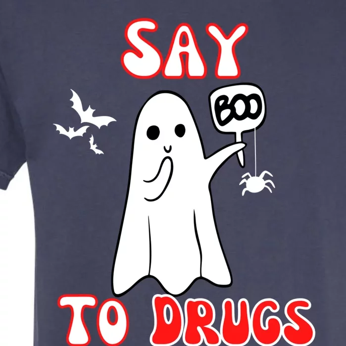 Say Boo To Drugs National Red Ribbon Week Awareness Cool Gift Garment-Dyed Heavyweight T-Shirt