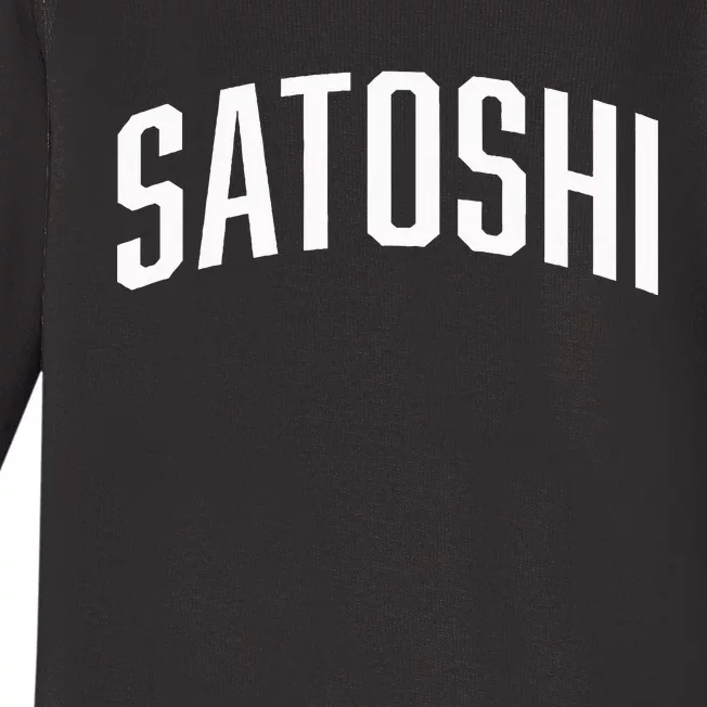 Satoshi Bitcoin University Baby Long Sleeve Bodysuit