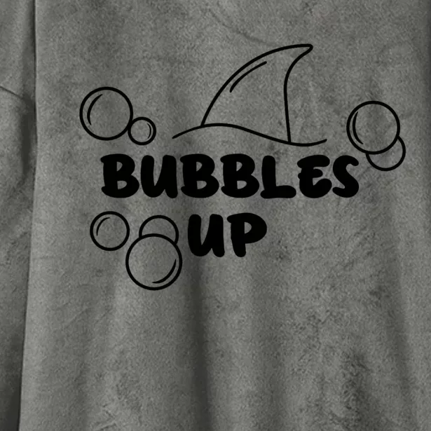 Shark Bubbles Up Hooded Wearable Blanket