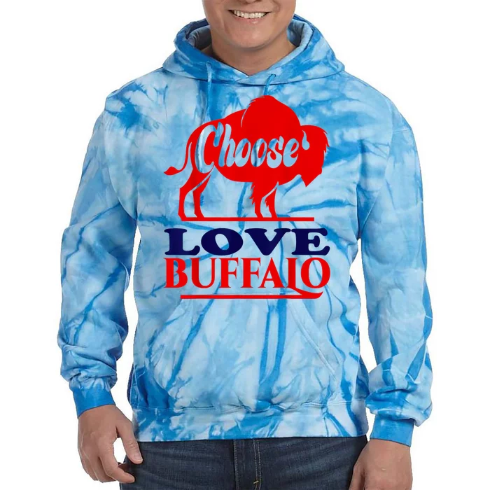 Strong Buffalo USA Pray For Buffalo Tie Dye Hoodie