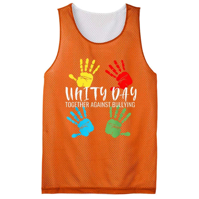 Stop Bullying Unity Day Orange For Teachers Mesh Reversible Basketball Jersey Tank