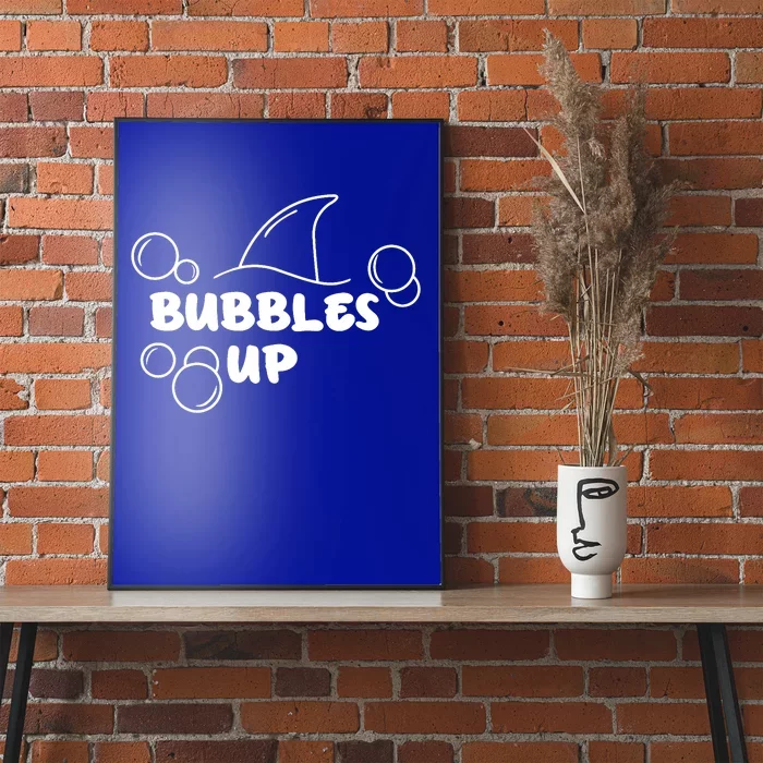 Shark Bubbles Up Poster