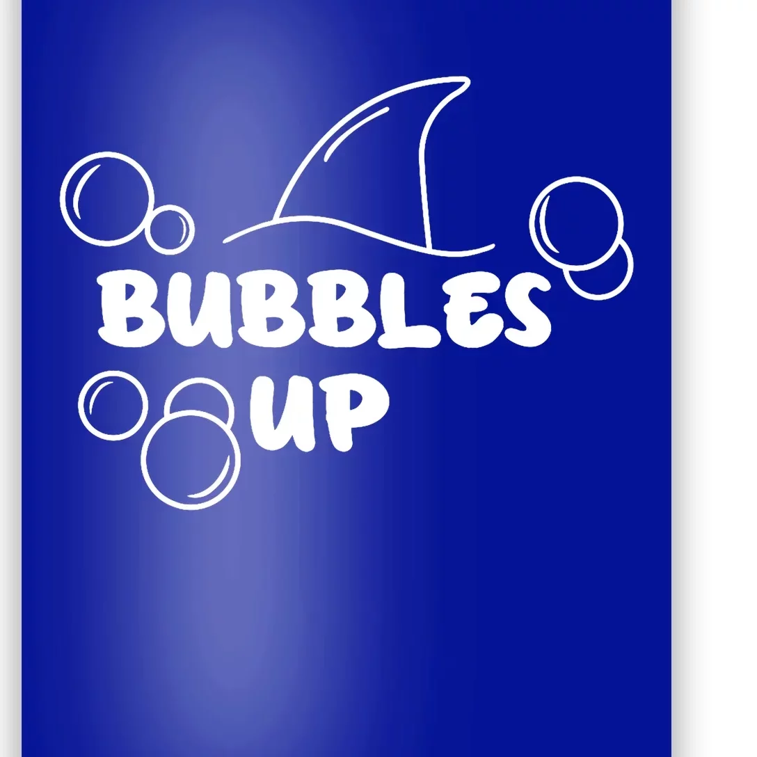 Shark Bubbles Up Poster