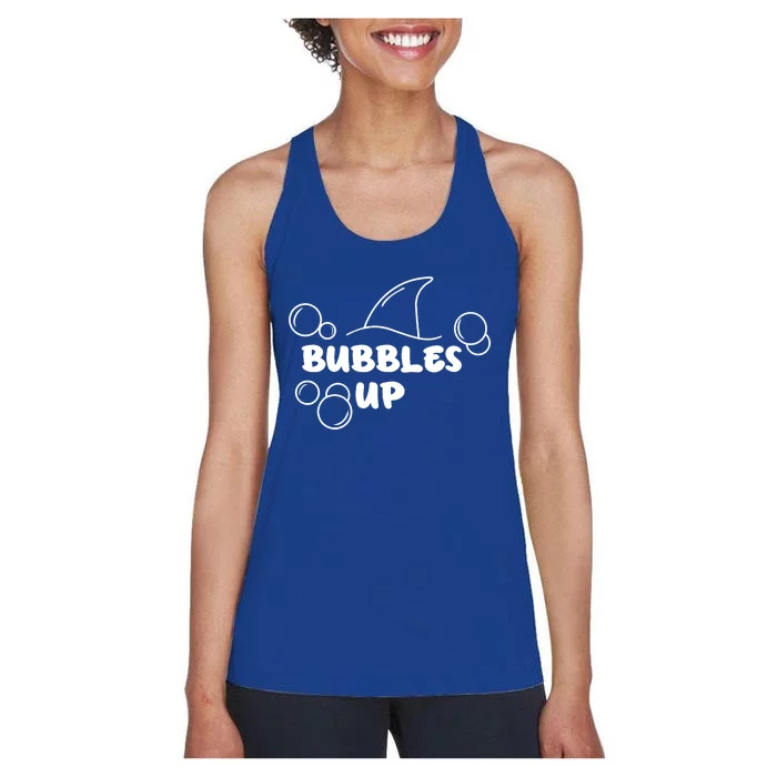 Shark Bubbles Up Women's Racerback Tank