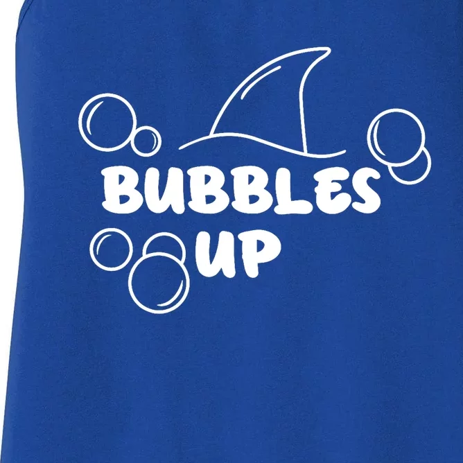 Shark Bubbles Up Women's Racerback Tank