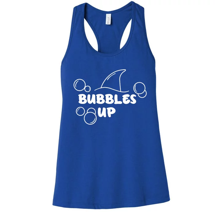 Shark Bubbles Up Women's Racerback Tank