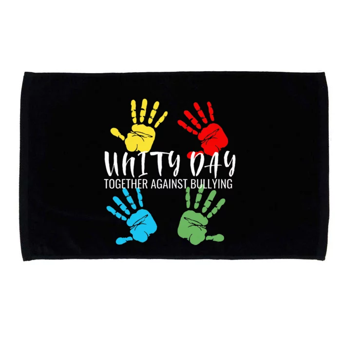 Stop Bullying Unity Day Orange for Teachers Microfiber Hand Towel