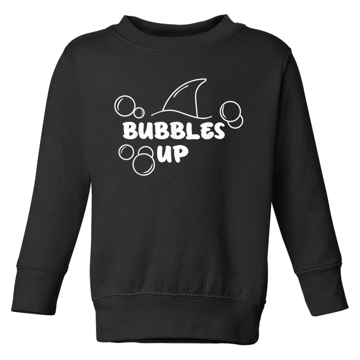 Shark Bubbles Up Toddler Sweatshirt