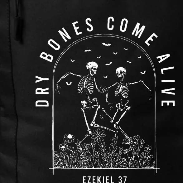 Skeleton Bible Verse Dry Bones Come Alive Christian Jesus Daily Commute Backpack