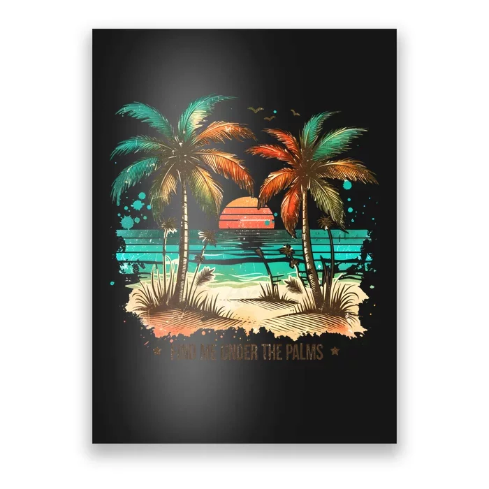 Summer Beach Vibe Holiday Vacation Trip Poster