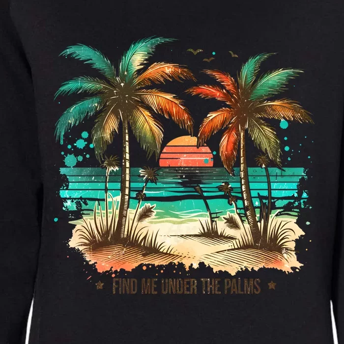 Summer Beach Vibe Holiday Vacation Trip Womens California Wash Sweatshirt