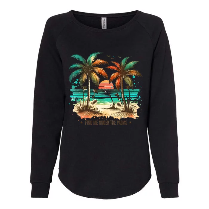 Summer Beach Vibe Holiday Vacation Trip Womens California Wash Sweatshirt