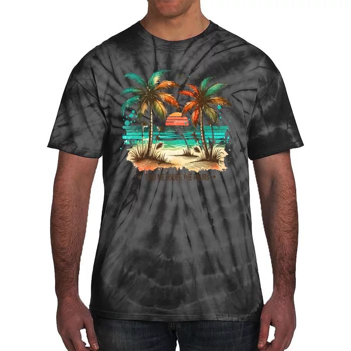 Summer Beach Vibe Holiday Vacation Trip Tie-Dye T-Shirt